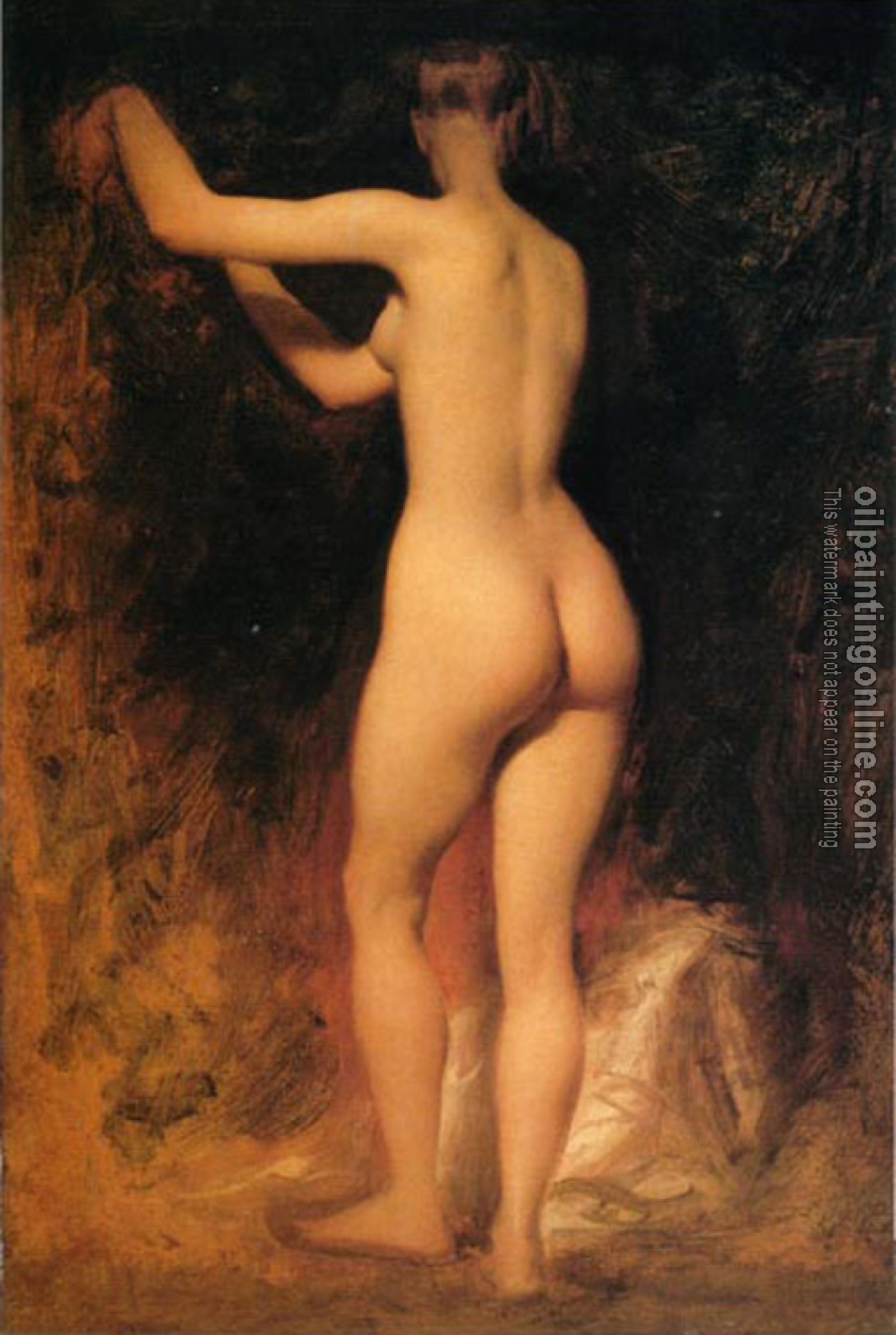 William Etty - Nude Study